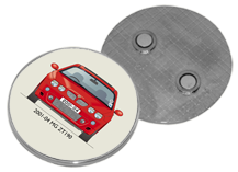 MG ZT190 2001-04 Round Fridge Magnet